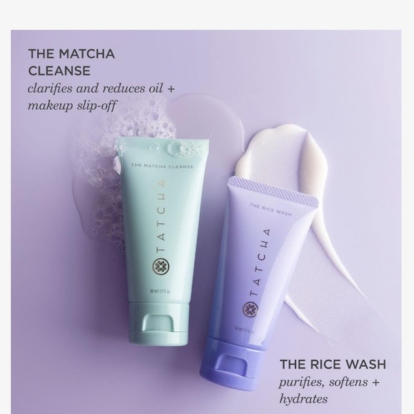 TATCHA Cleanser Favorites: Rice
Wash & Matcha Cleanser Gift Set - Picture 2 of 5